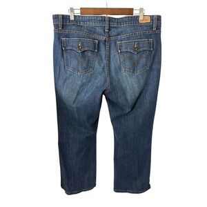 Levis 590 Bootcut‎ Jeans Women's Plus 38x28 Blue Denim Stretch